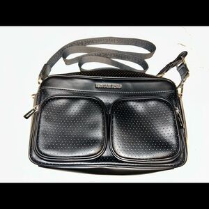 Michael Kors Black Hanover Crossbody/Shoulder Bag